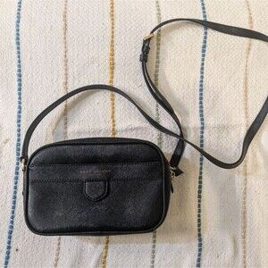 👜 MSRP $225 Marc Jacobs Black The Liaison Saffiano Leather Crossbody Bag